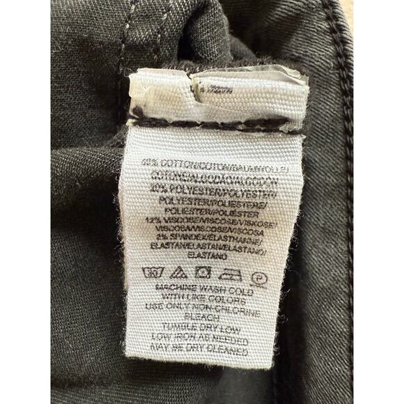 Free People Black Denim Bell Bottom Jeans, Size 30R - Picture 4 of 6